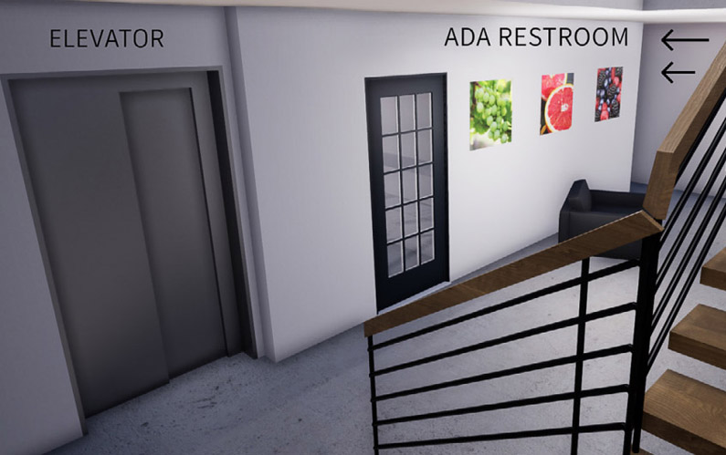 Elevator & ADA Restroom - Lobby Level