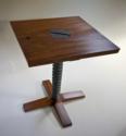Mahogany Screw Table, by Keith Sandberg